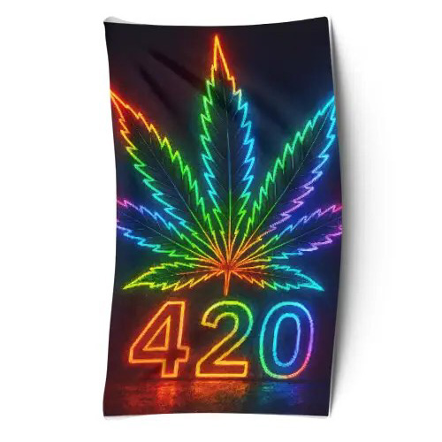 Rainbow 420 Tapestry